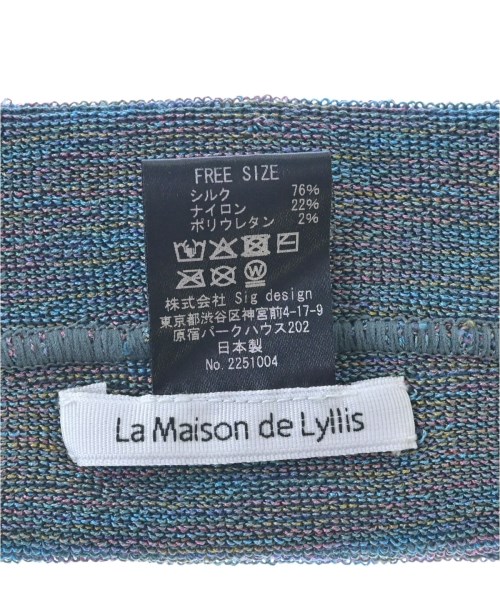 La Maison de Lyllis（ラメゾンドリリス）ヘアアクセサリー 青 サイズ:F レディース/2200714832159