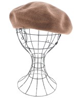 La Maison de Lyllis（ラメゾンドリリス）ハンチング・ベレー帽 茶 サイズ:57cm レディース/2200634640094