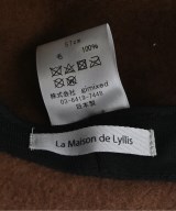La Maison de Lyllis（ラメゾンドリリス）ハンチング・ベレー帽 茶 サイズ:57cm レディース/2200634640094