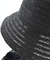 La Maison de Lyllis（ラメゾンドリリス）ストローハット 黒 サイズ:57 レディース/2200639652177