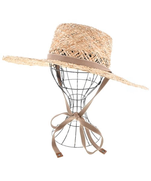 La Maison de Lyllis(ラメゾンドリリス)ストローハット ベージュ サイズ:57cm/2200670753024