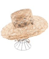 La Maison de Lyllis（ラメゾンドリリス）ストローハット ベージュ サイズ:57cm レディース/2200670753024