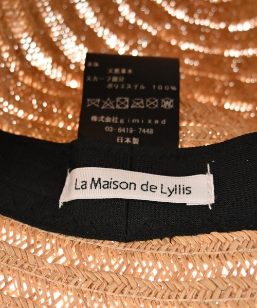 La Maison de Lyllis（ラメゾンドリリス）ストローハット ベージュ サイズ:- レディース/2200718666439