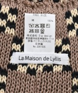 La Maison de Lyllis（ラメゾンドリリス）ハット 茶 サイズ:F レディース/2200723071105