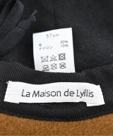 La Maison de Lyllis（ラメゾンドリリス）ハット 茶 サイズ:57cm レディース/2200719044397