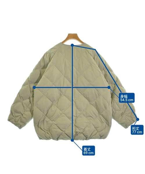ACUTA（アクータ）ダウンジャケット/ダウンベスト カーキ サイズ:F レディース/2200630265024