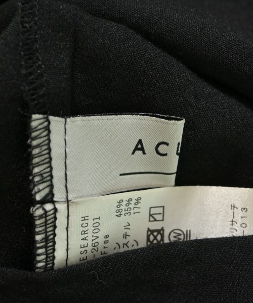 ACUTA（アクータ）シャツワンピース 黒 サイズ:F レディース/2200651170079
