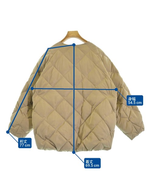 ACUTA（アクータ）ダウンジャケット/ダウンベスト ベージュ サイズ:F レディース/2200645206012