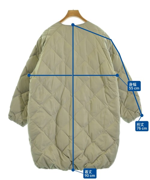 ACUTA（アクータ）ダウンコート カーキ サイズ:F レディース/2200641624506