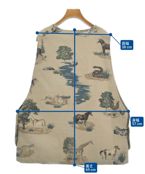 ASEEDONCLOUD（アシードクラウド）ベスト ベージュ サイズ:M レディース/2200621441017