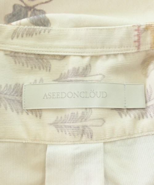 ASEEDONCLOUD（アシードクラウド）カジュアルシャツ 白 サイズ:M メンズ/2200704217065