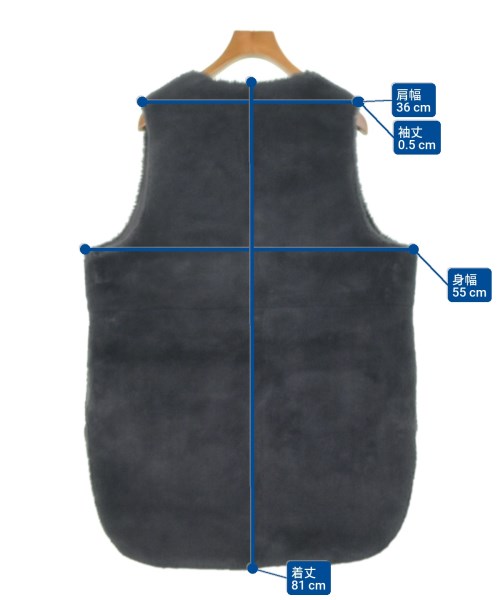 douce harmonie（ドゥスハルモニ）ベスト グレー サイズ:38(M位) レディース/2200640073138