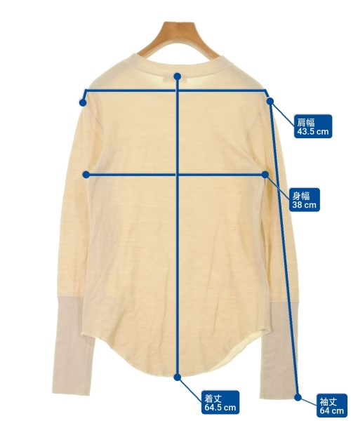 Uhr（ウーア）Tシャツ・カットソー ベージュ サイズ:-(S位) レディース/2200640775018