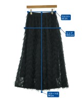 Uhr（ウーア）ロング・マキシ丈スカート 黒 サイズ:36(S位) レディース/2200655415039