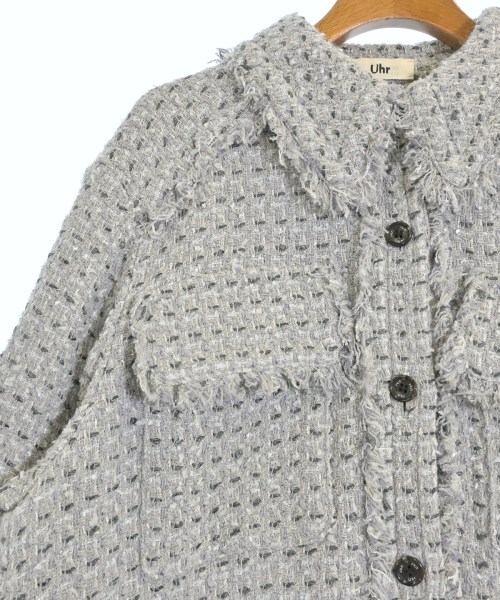 Uhr（ウーア）カジュアルジャケット グレー サイズ:36(S位) レディース/2200642421241
