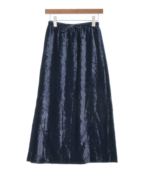 Uhr(ウーア)ロング・マキシ丈スカート 紺 サイズ:36(S位)/2200665543067