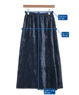 Uhr（ウーア）ロング・マキシ丈スカート 紺 サイズ:36(S位) レディース/2200665543067