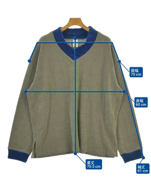 Casper John（キャスパージョン）Tシャツ・カットソー グレー サイズ:L メンズ/2200670988044