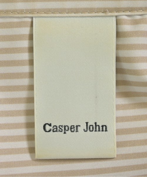 Casper John（キャスパージョン）カジュアルシャツ ベージュ サイズ:XS メンズ/2200686836049