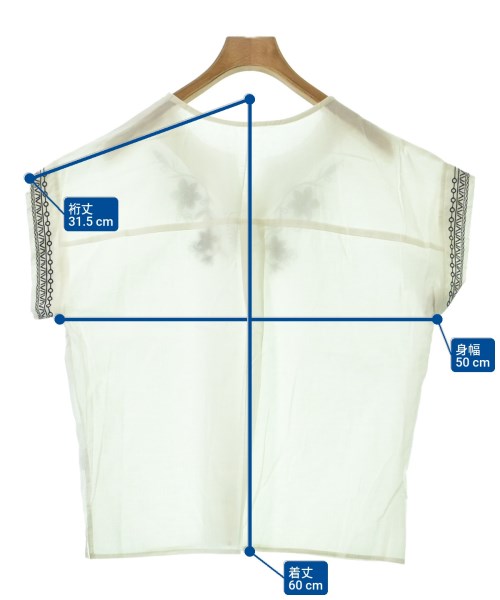 Te chichi TERRASSE（テチチテラス）ブラウス 白 サイズ:F レディース/2200618355143