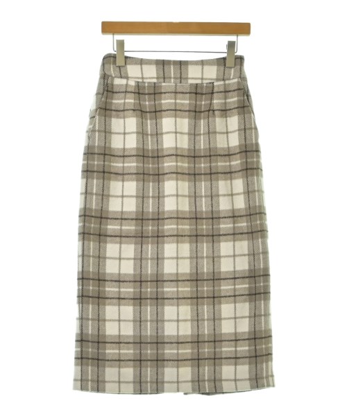 Te chichi TERRASSE(テチチテラス)ロング・マキシ丈スカート 白 サイズ:M/2200654029022