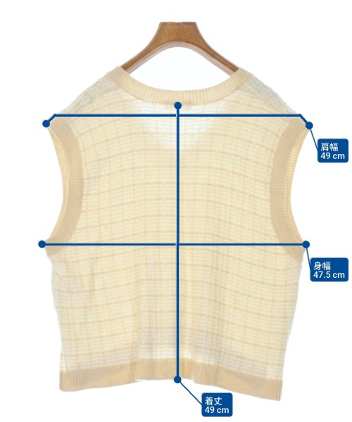Te chichi TERRASSE（テチチテラス）ベスト ベージュ サイズ:F レディース/2200665557125