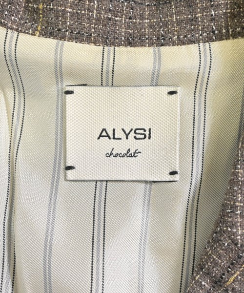 ALYSI（アリジ）カジュアルジャケット 茶 サイズ:38(M位) レディース/2200620061049