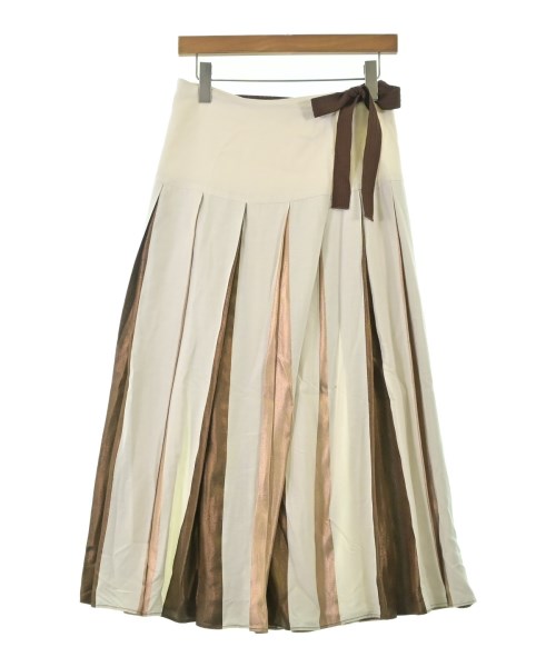 ALYSI(アリジ)ロング・マキシ丈スカート 白 サイズ:38(M位)/2200675647113