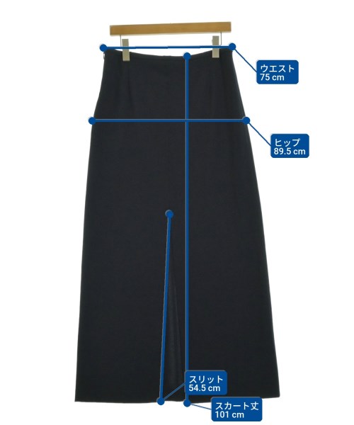 ALYSI（アリジ）ロング・マキシ丈スカート 紺 サイズ:42(L位) レディース/2200669083040