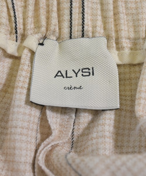 ALYSI（アリジ）クロップドパンツ ベージュ サイズ:38(M位) レディース/2200726728051