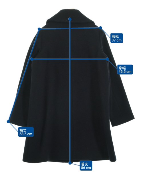 JULIE COGAM（ジュリエコーガン）チェスターコート 紺 サイズ:38(M位) レディース/2200617179061