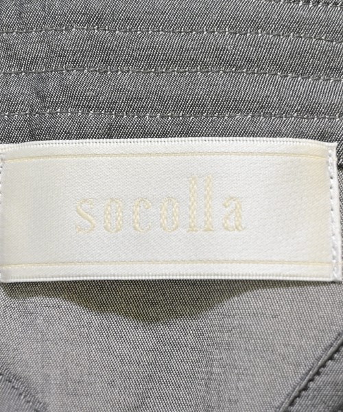 socolla（ソコラ）ブラウス グレー サイズ:2(M位) レディース/2200617272052