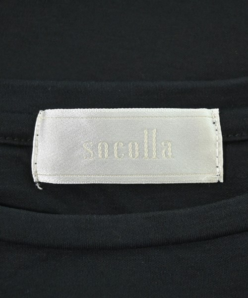 socolla（ソコラ）Tシャツ・カットソー 黒 サイズ:2(M位) レディース/2200712540070