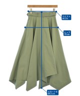 DESSIN DE MODE（デッサンドモード）ロング・マキシ丈スカート カーキ サイズ:0(XS位) レディース/2200605014084