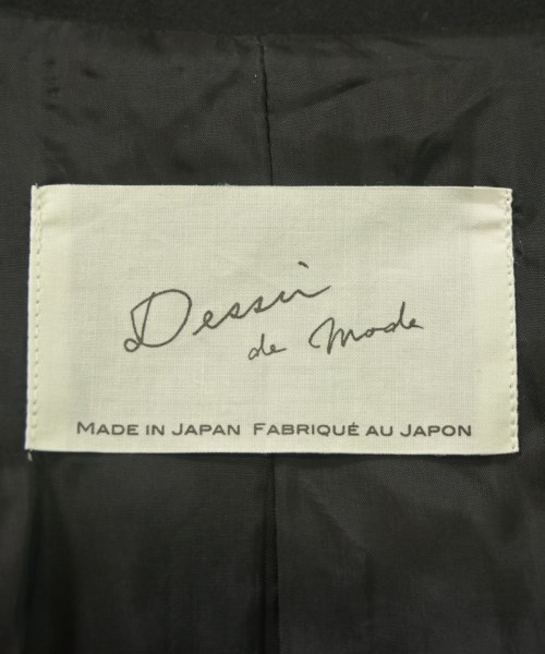 DESSIN DE MODE（デッサンドモード）カジュアルジャケット 黒 サイズ:2(M位) レディース/2200674539037