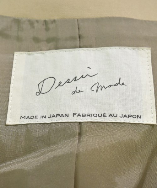DESSIN DE MODE（デッサンドモード）トレンチコート ベージュ サイズ:1(S位) レディース/2200658950018
