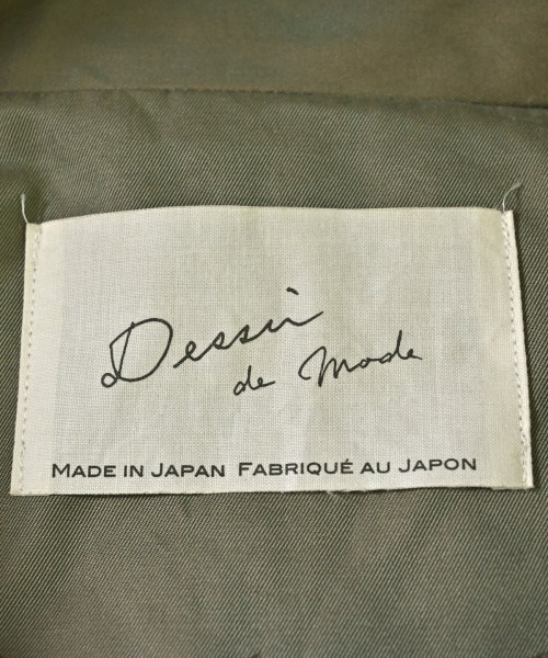 DESSIN DE MODE（デッサンドモード）トレンチコート カーキ サイズ:1(S位) レディース/2200708770016