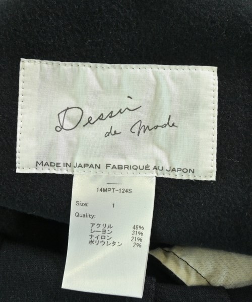 DESSIN DE MODE（デッサンドモード）スラックス 紺 サイズ:1(S位) レディース/2200661895047