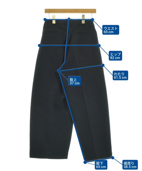 DESSIN DE MODE（デッサンドモード）スラックス 紺 サイズ:1(S位) レディース/2200661895047