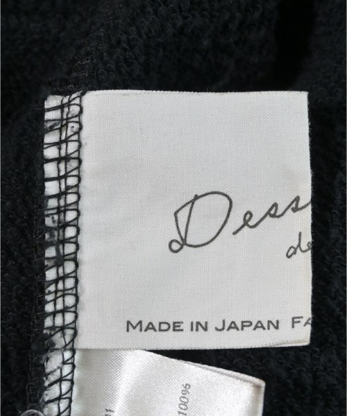 DESSIN DE MODE（デッサンドモード）パーカー 黒 サイズ:0(XS位) レディース/2200686453048