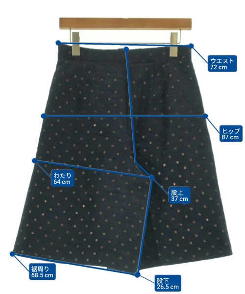 Liyoca（リヨカ）ショートパンツ 紺 サイズ:38(M位) レディース/2200647342077