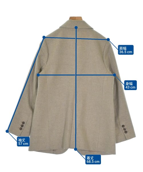 Liyoca（リヨカ）カジュアルジャケット ベージュ サイズ:-(L位) レディース/2200658365010