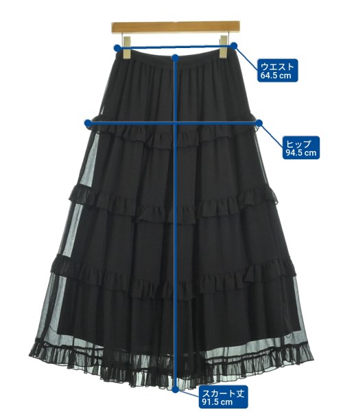 Liyoca（リヨカ）ロング・マキシ丈スカート 黒 サイズ:-(M位) レディース/2200684808024