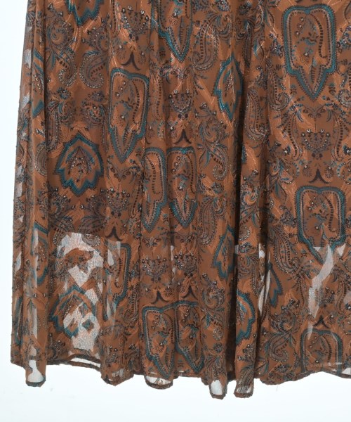 AuieF（アウィーエフ）ロング・マキシ丈スカート 茶 サイズ:38(M位) レディース/2200617278047