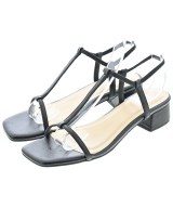 AuieF（アウィーエフ）サンダル 黒 サイズ:EU38(24.5cm位) レディース/2200604592019
