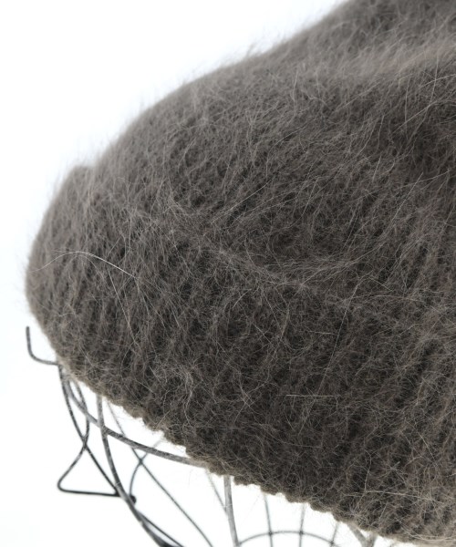 AuieF（アウィーエフ）ニットキャップ・ビーニー 茶 サイズ:- レディース/2200667213227