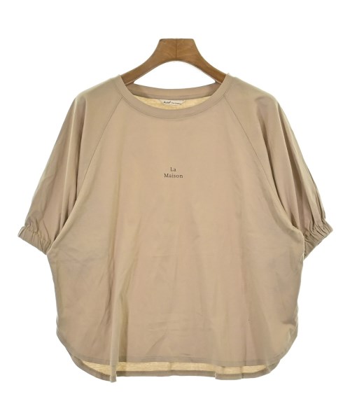 AuieF(アウィーエフ)Tシャツ・カットソー ベージュ サイズ:38(M位)/2200695213091