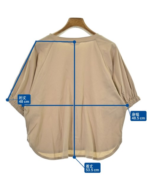 AuieF（アウィーエフ）Tシャツ・カットソー ベージュ サイズ:38(M位) レディース/2200695213091