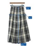 AuieF（アウィーエフ）ロング・マキシ丈スカート 黒 サイズ:38(M位) レディース/2200649424146