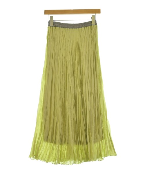 AuieF(アウィーエフ)ロング・マキシ丈スカート 緑 サイズ:38(M位)/2200658809040